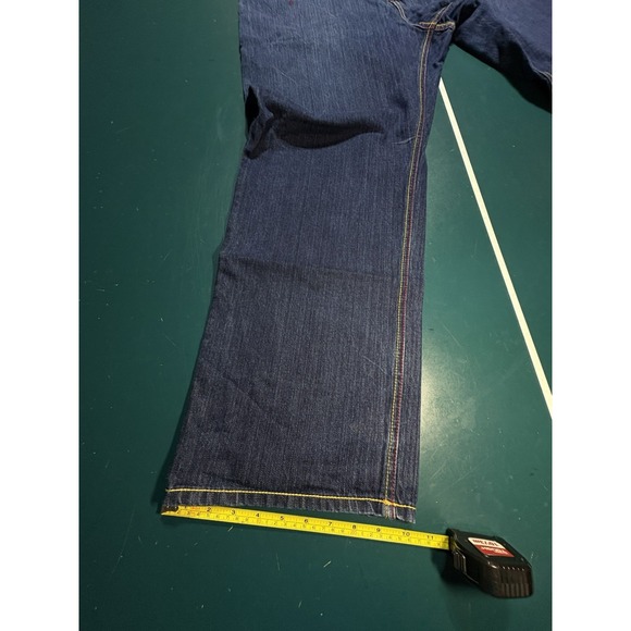 VTG Y2K Coogi Jeans 38x32 Baggy Hip‎ Hop Skater Grunge Wide Leg Sewn Embroidery - Picture 13 of 13